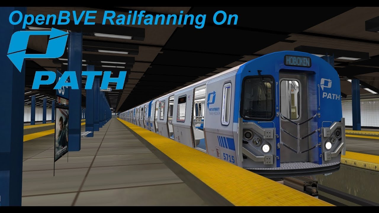 OpenBVE: PATH from 33rd Street to Hoboken