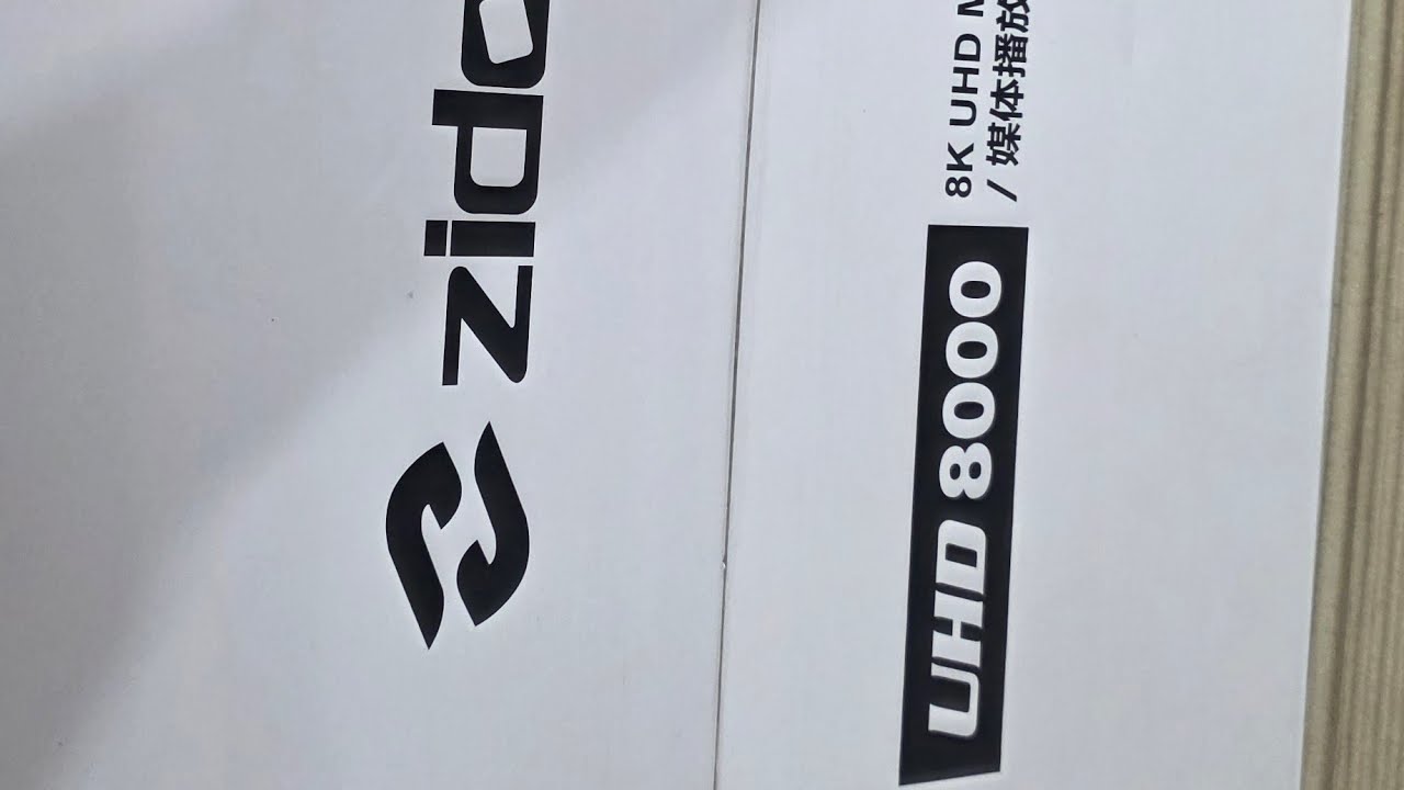 Zidoo UHD 8000 flagship media player