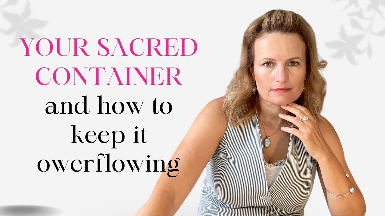 You sacred container nad how to keep it owerflowing