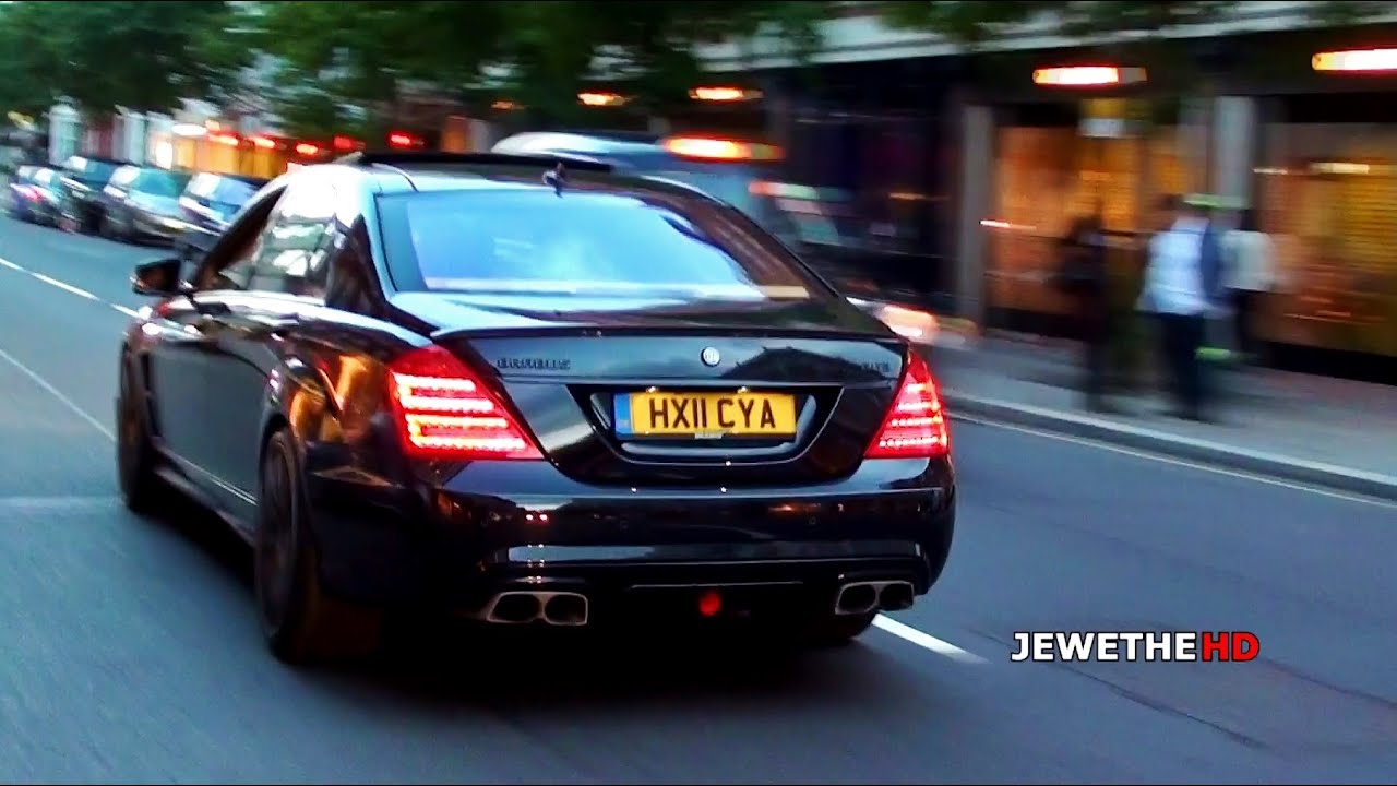 EPIC Mercedes-Benz BRABUS S-Class B63 in London! BRUTAL Exhaust Sounds!