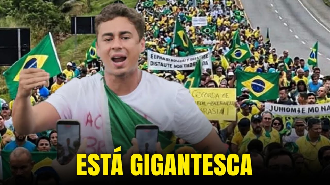 NIKOLAS ARRASTA MULTIDÃO NO 6° DIA DE CAMINHADA 