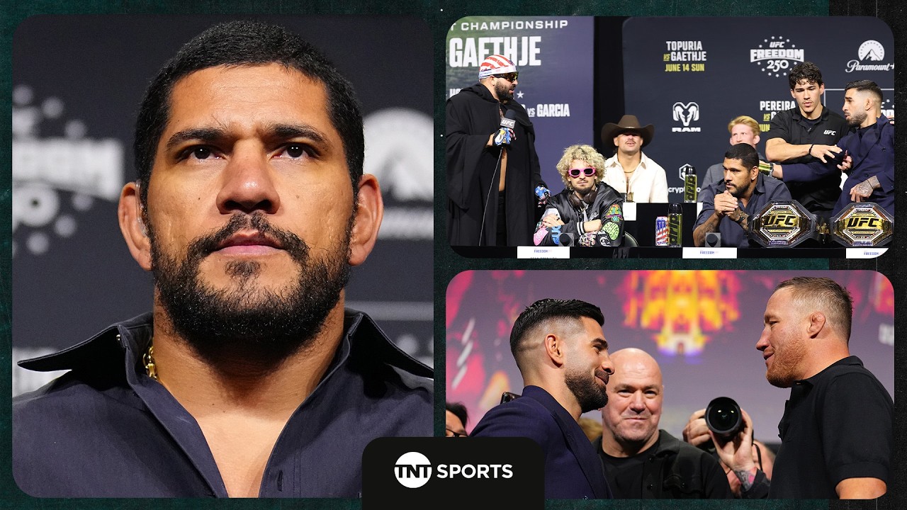 DRAMA! Josh Hokit removed from UFC White House press conference after Ilia Topuria altercation 😳