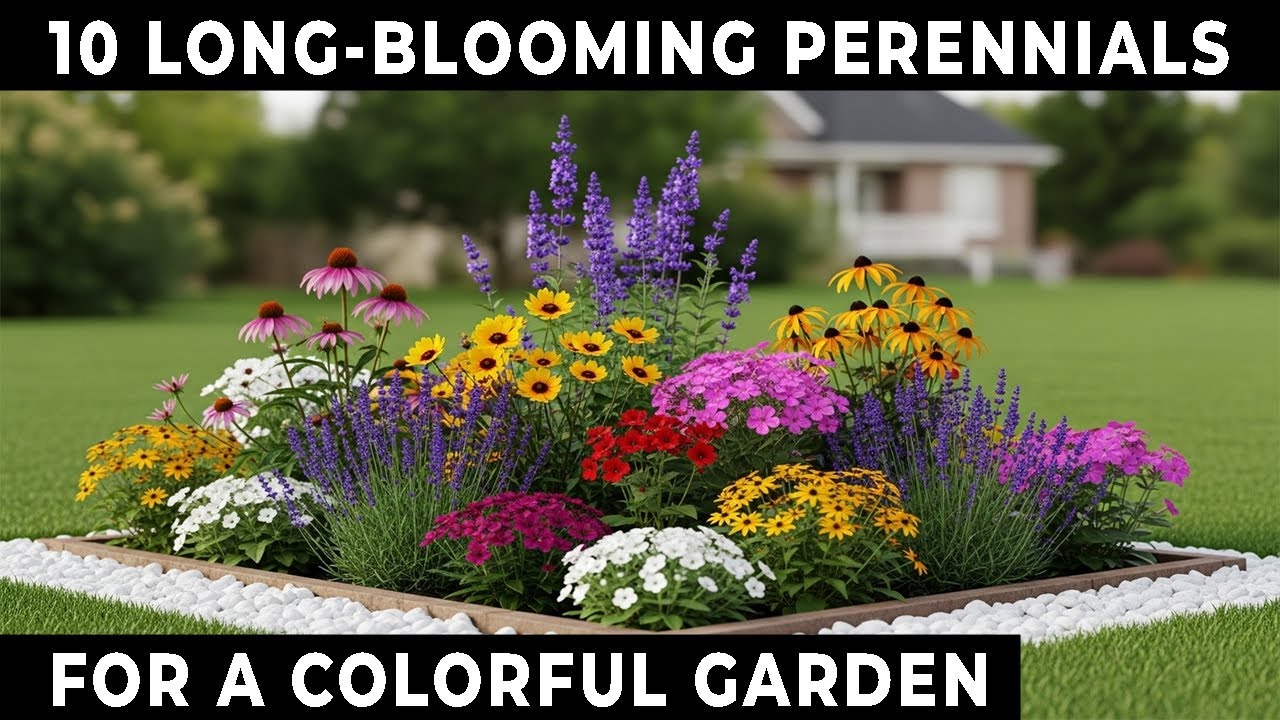 10 Long-Blooming Perennials to Keep Your Garden Colorful All Season 🌿