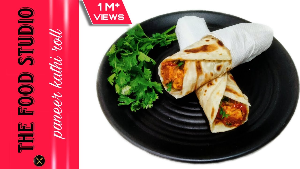 Paneer kathi roll recipe | kolkata famous paneer kathi roll | that melts in your mouth 🌯
