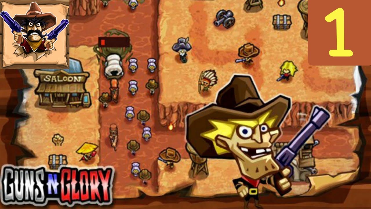 Hello everyone, we go through the game Guns n Glory (iOS, Android) Part 01