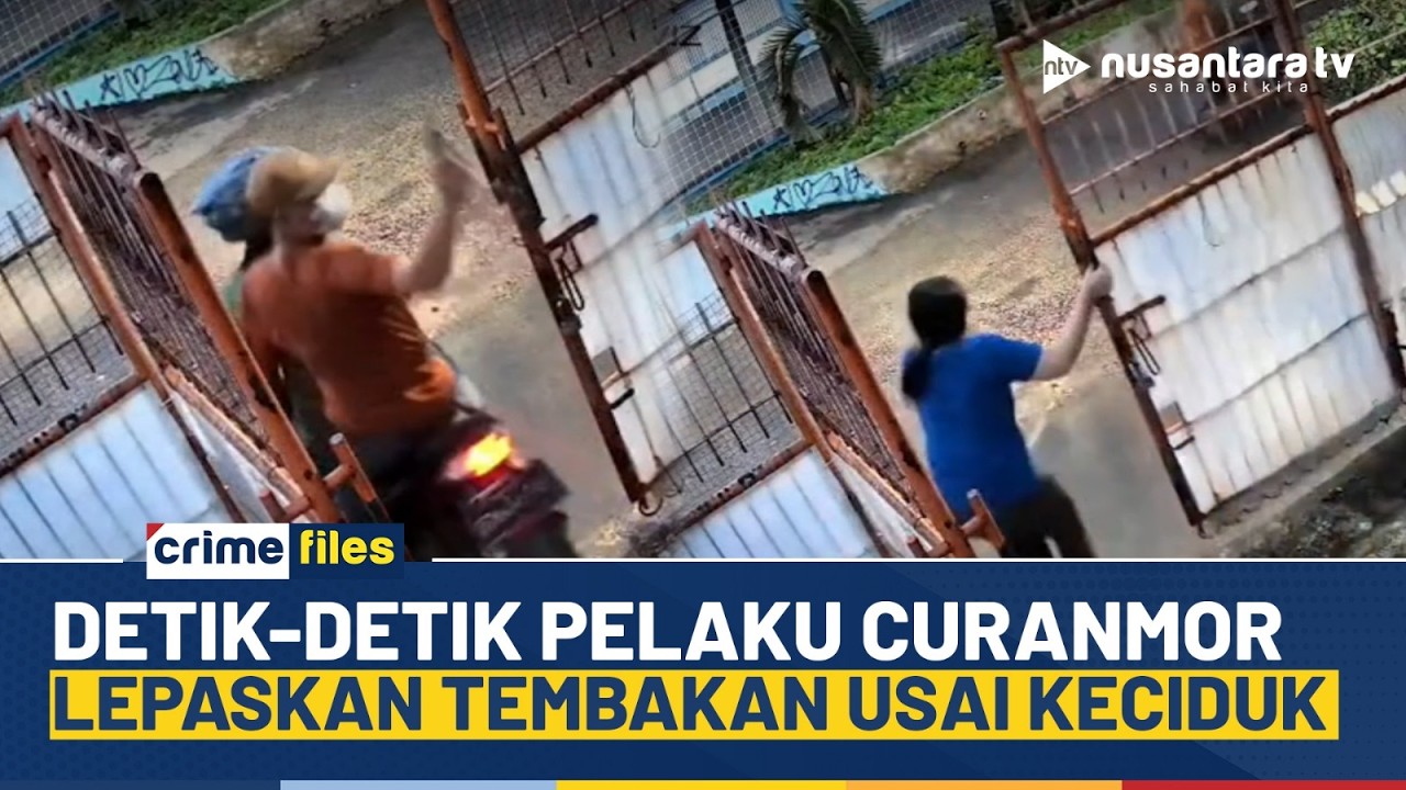 Mencekam! Detik-detik Dua Pelaku Curanmor Lepaskan Tembakan Usai Kepergok Beraksi | CRIME FILES