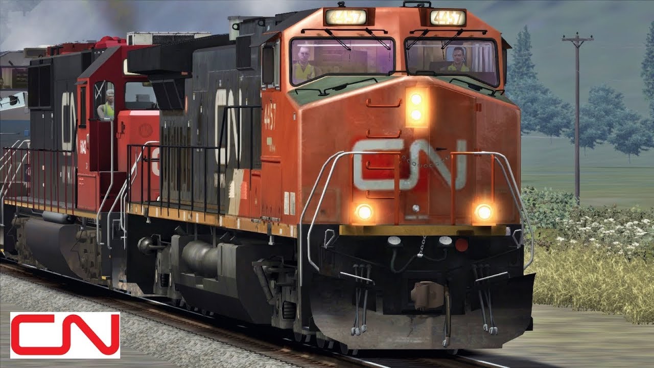 Canadian National Railway trains