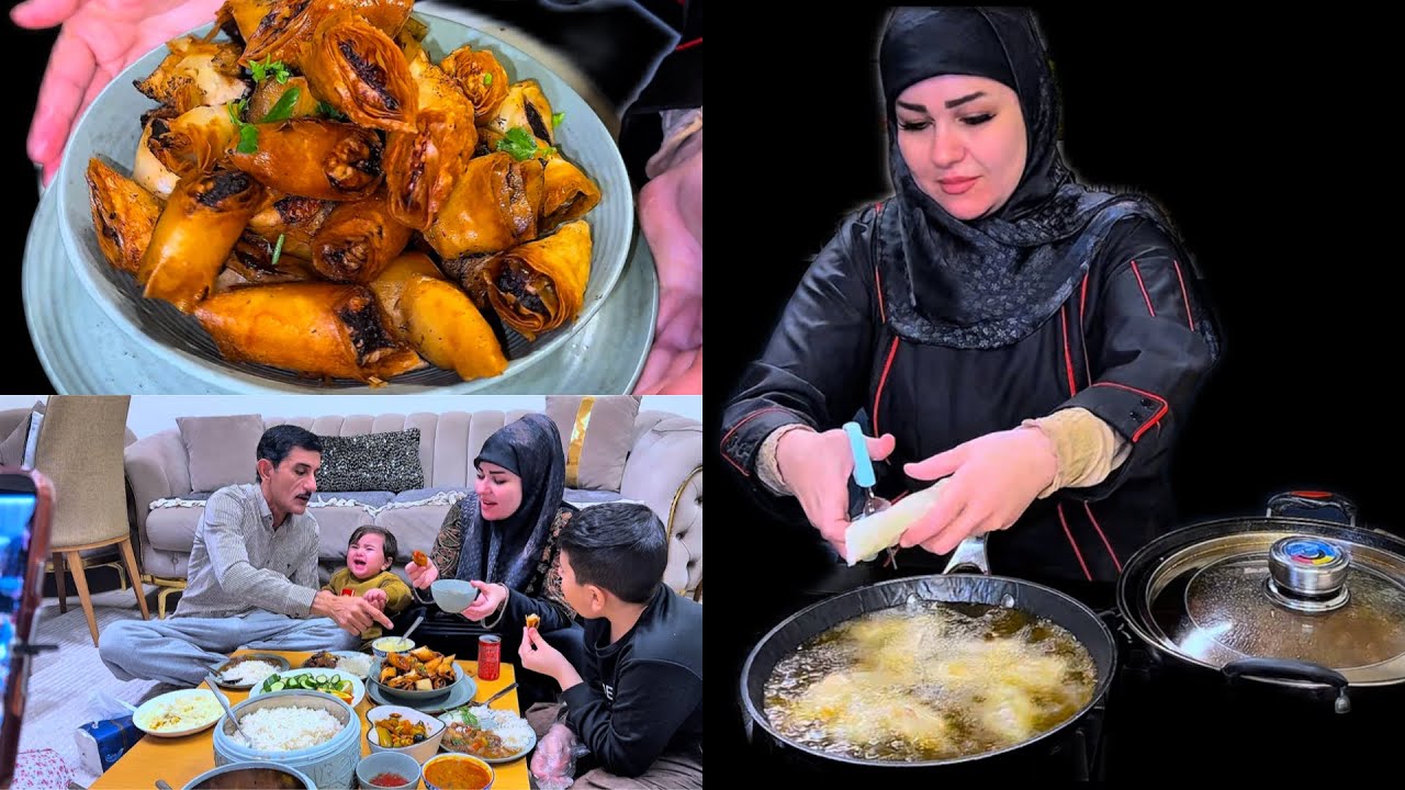 #food ‏أول مرة على ال YouTube بقلاوة بالدجاج و الله تنفع حتى الموظفات من اختراع شيف غفران