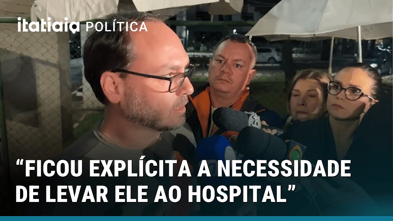 CARLOS BOLSONARO FALA SOBRE QUEDA DO PAI E CRITICA DEMORA PARA ATENDIMENTO