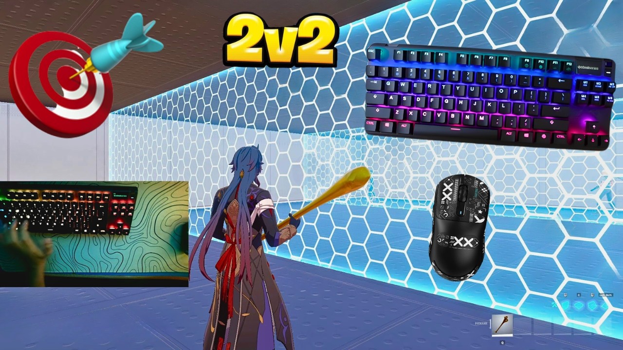 *NEW* STELLARON HUNTER BLADE SKIN I Fortnite 2v2 Piece Control😍 APEX PRO TKL ASMR💤