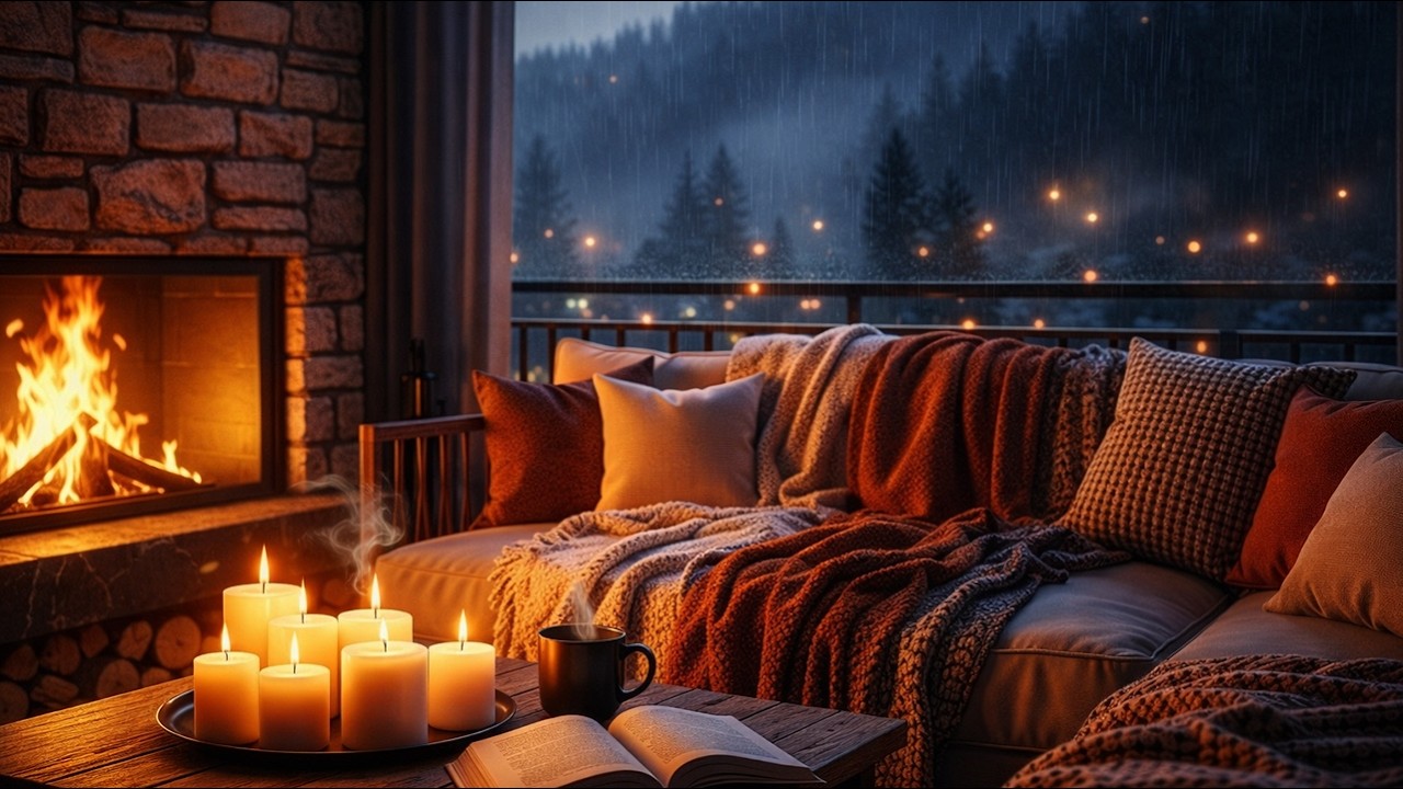 99% FALL ASLEEP FAST 🌧️ HEAVY RAIN AND THUNDER SOUNDS FOR DEEP SLEEP & RELAXING NIGHT AMBIENCE