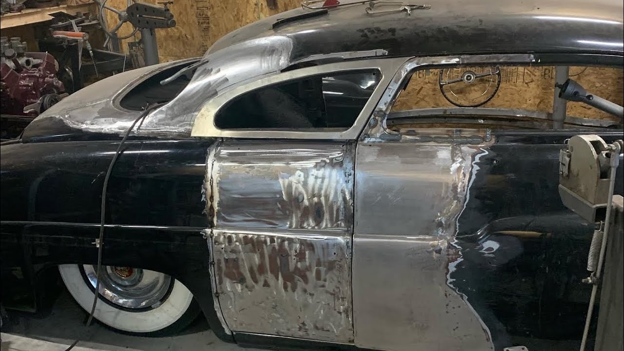 EP1 HOW TO CHOP  A 1950 MERCURY AND CONVERT IT INTO A 2 DOOR KUSTOM