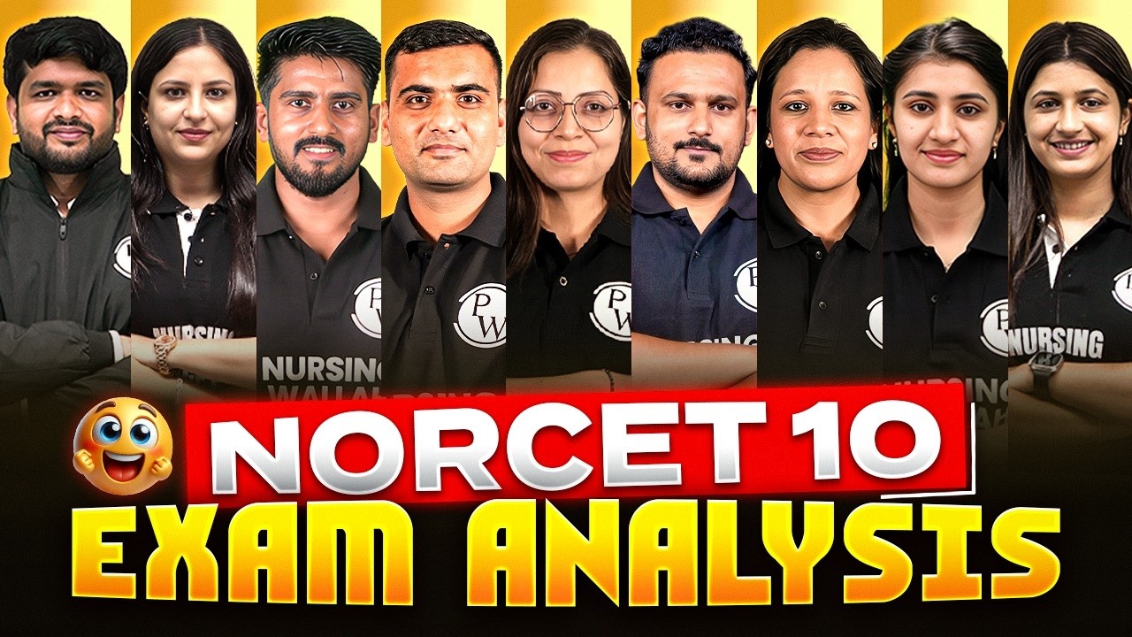 NORCET 10 Paper Solution | Norcet 10 Prelims Question Paper | NORCET 10 Paper Analysis #norcet10