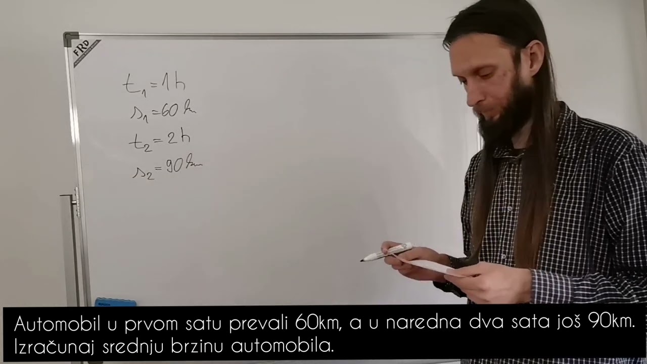 F8 Srednja i trenutna brzina (Zadatak 3)