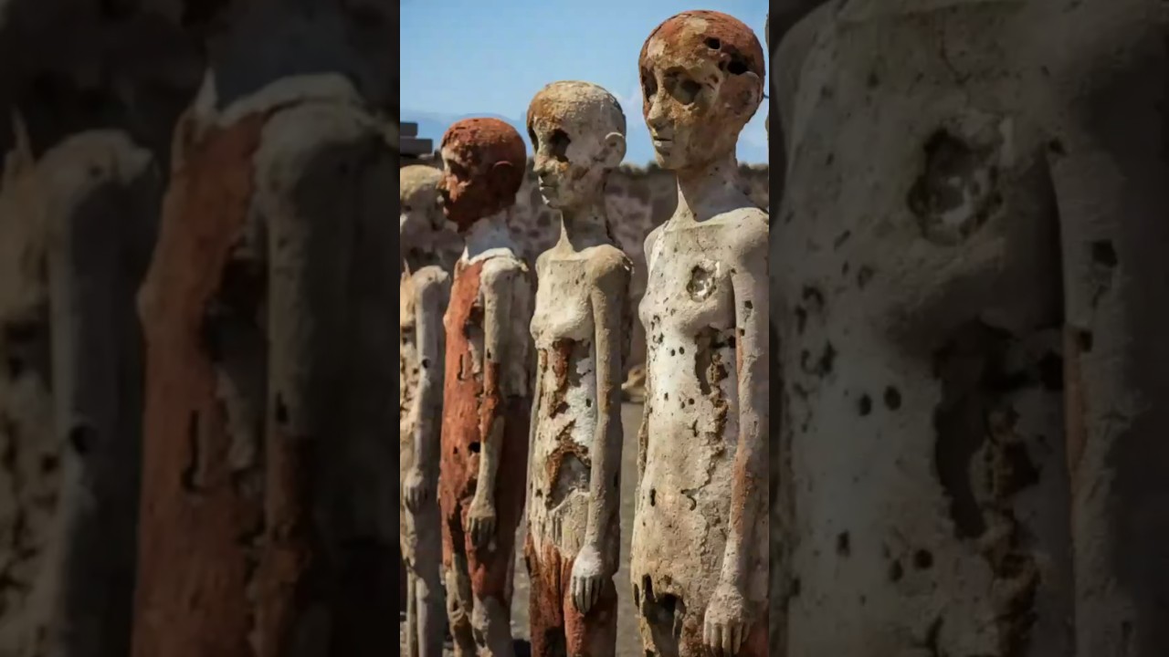 Corpos de Pompeia: a incr&iacute;vel hist&oacute;ria de como eles viraram pedra #shorts #pompeia #VES&Uacute;VIO #vulc&atilde;o