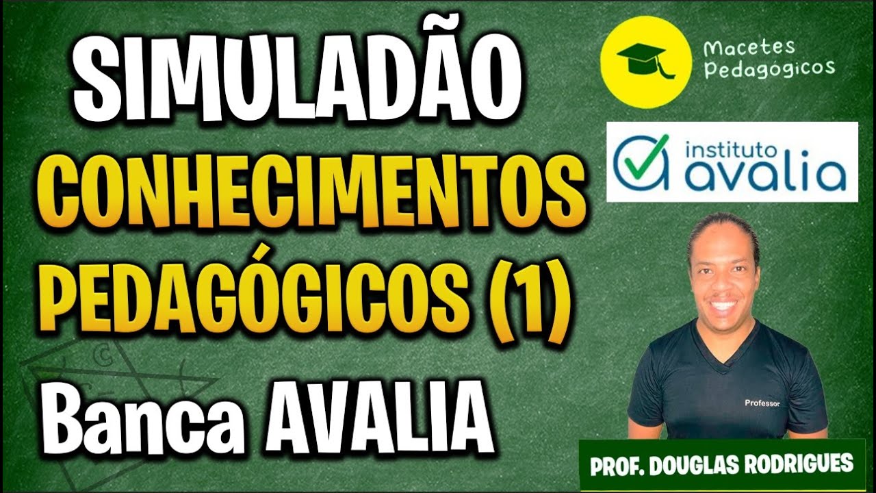 Simuladão Banca Instituto Avalia - Concurso Professor SEMED - Campo Grande/MS - Live 235