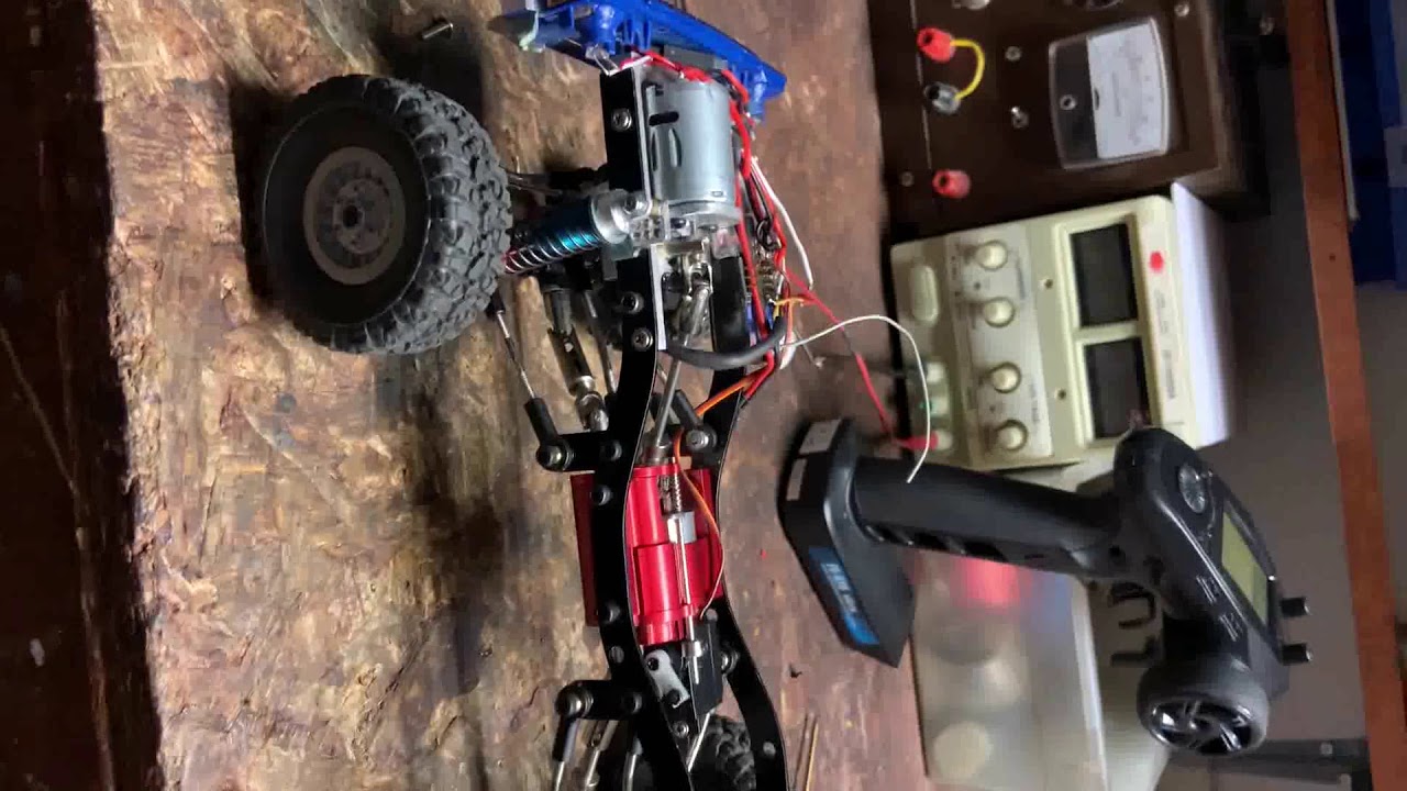 wpl 2 speed motor relocation upgrade