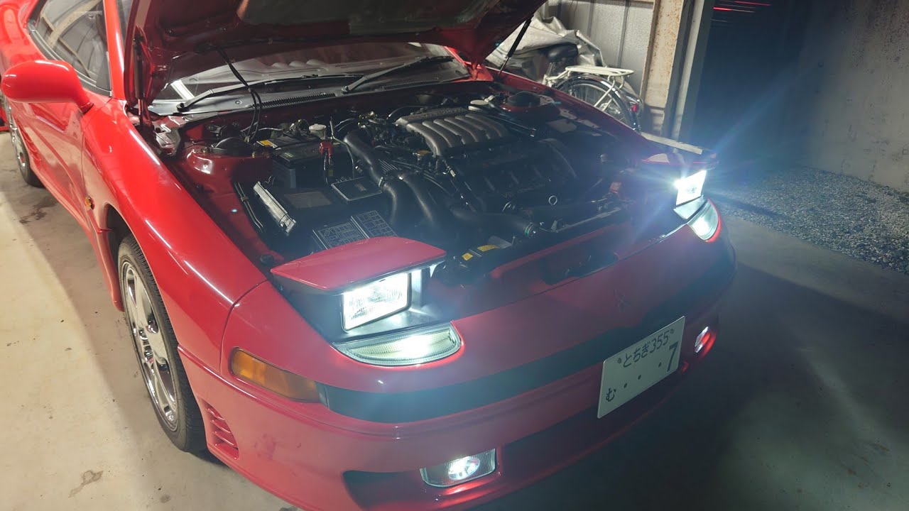sold out！ )三菱 GTO ツインターボ5速MT 初期型オリジナル ミントコンディション 車両紹介＆エンジン始動動画 車両販売