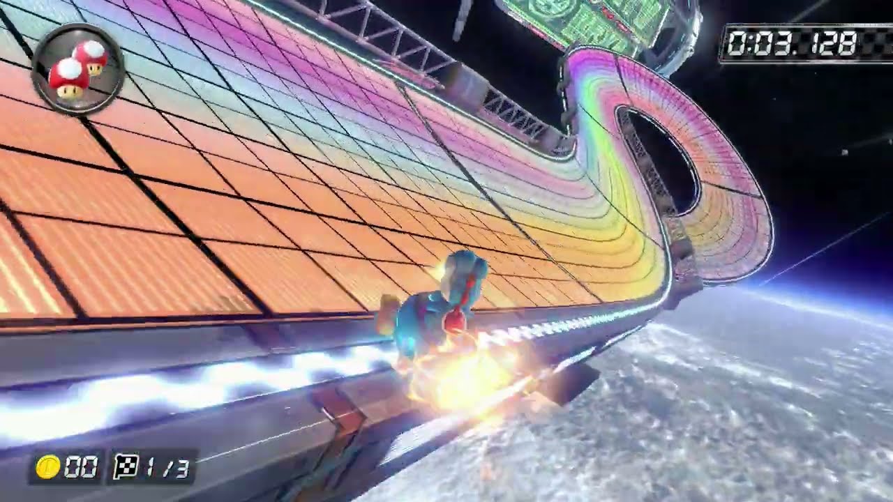 Rainbow Road [150cc] - 1:58.302 - Alberto (Mario Kart 8 Deluxe World Record)