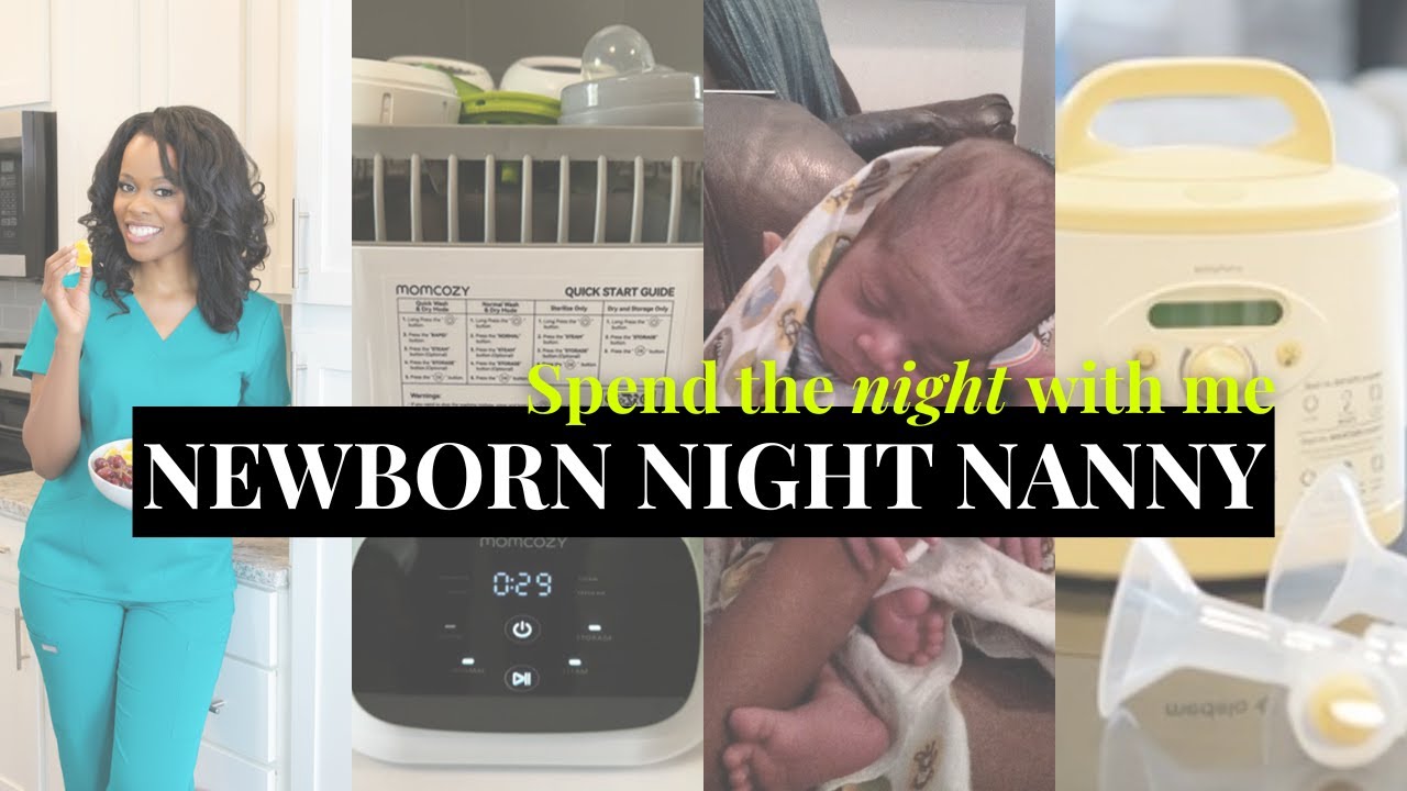 Come With Me on an Overnight Newborn Night Nanny Shift | 2 Week Old Baby