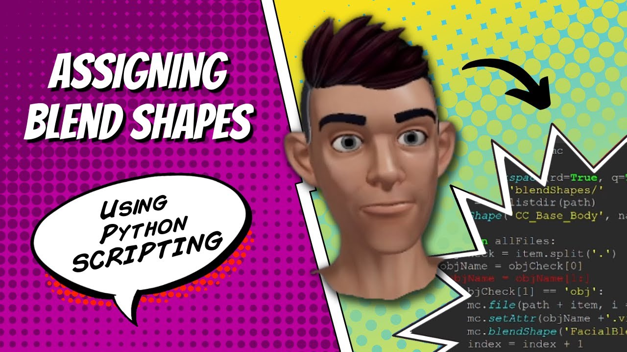 Assigning Blend Shapes to Character using Python in Maya