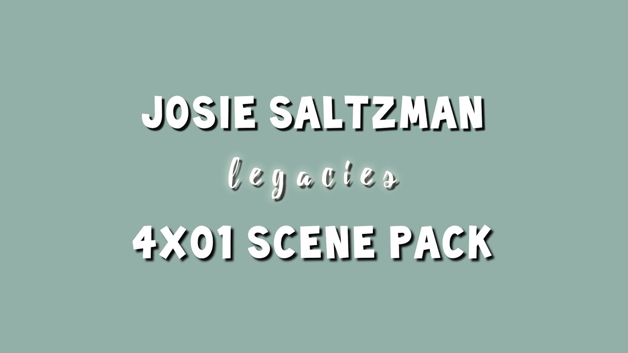 Josie Saltzman - 4x01 scene pack | Legacies