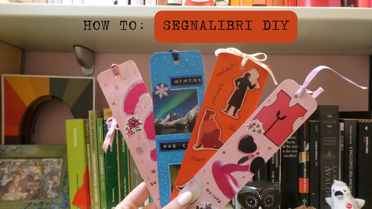 COME REALIZZARE DEI SEGNALIBRI FAI DA TE 🔖📖 | SilviaInaNutshell