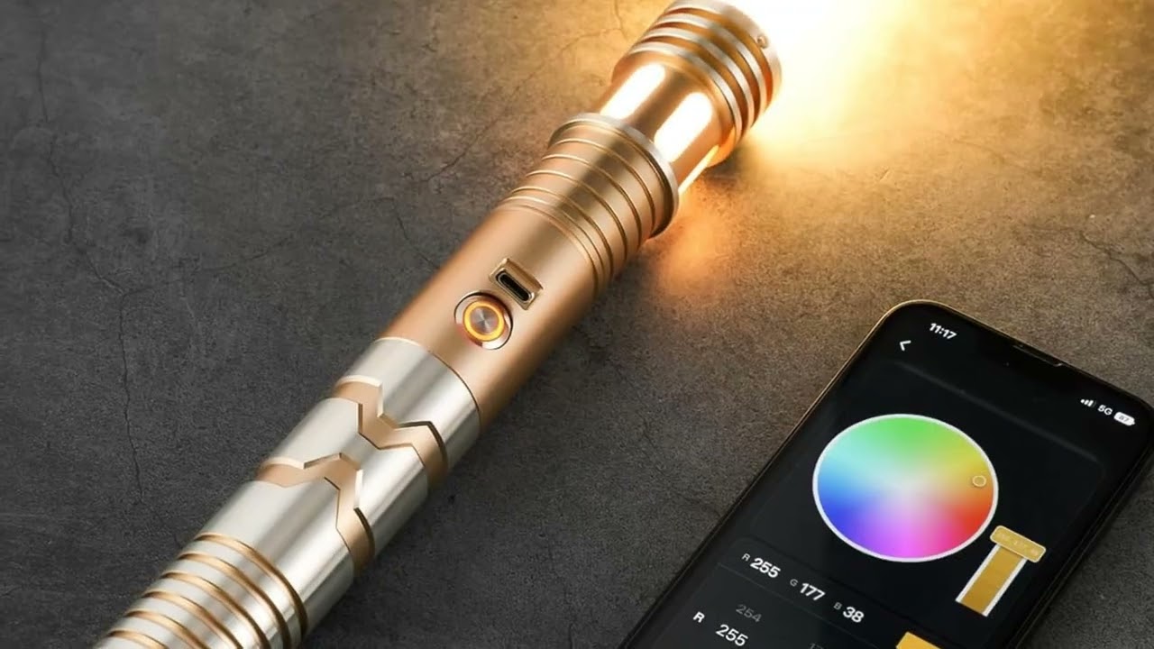 ✨ CUSTOM SABER RGBX Light Saber - Motion-Controlled Dueling Toy