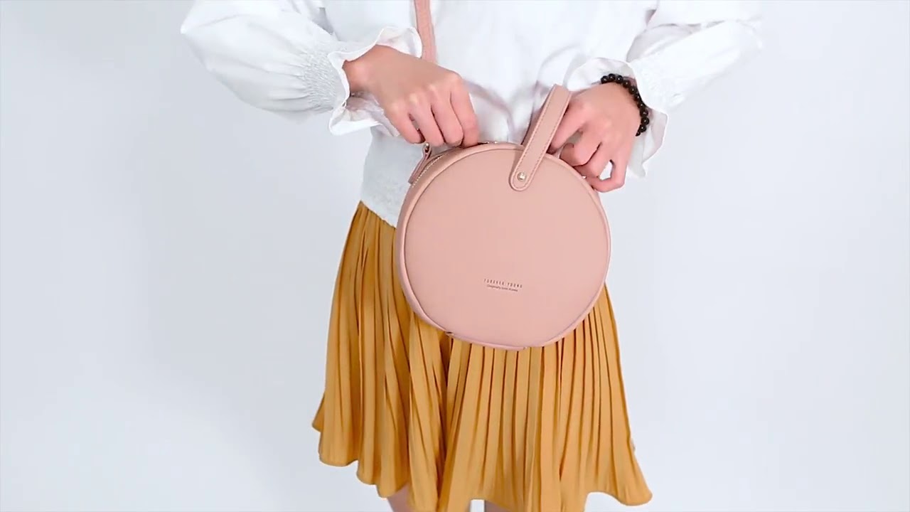 Bolso redondo de moda para mujer