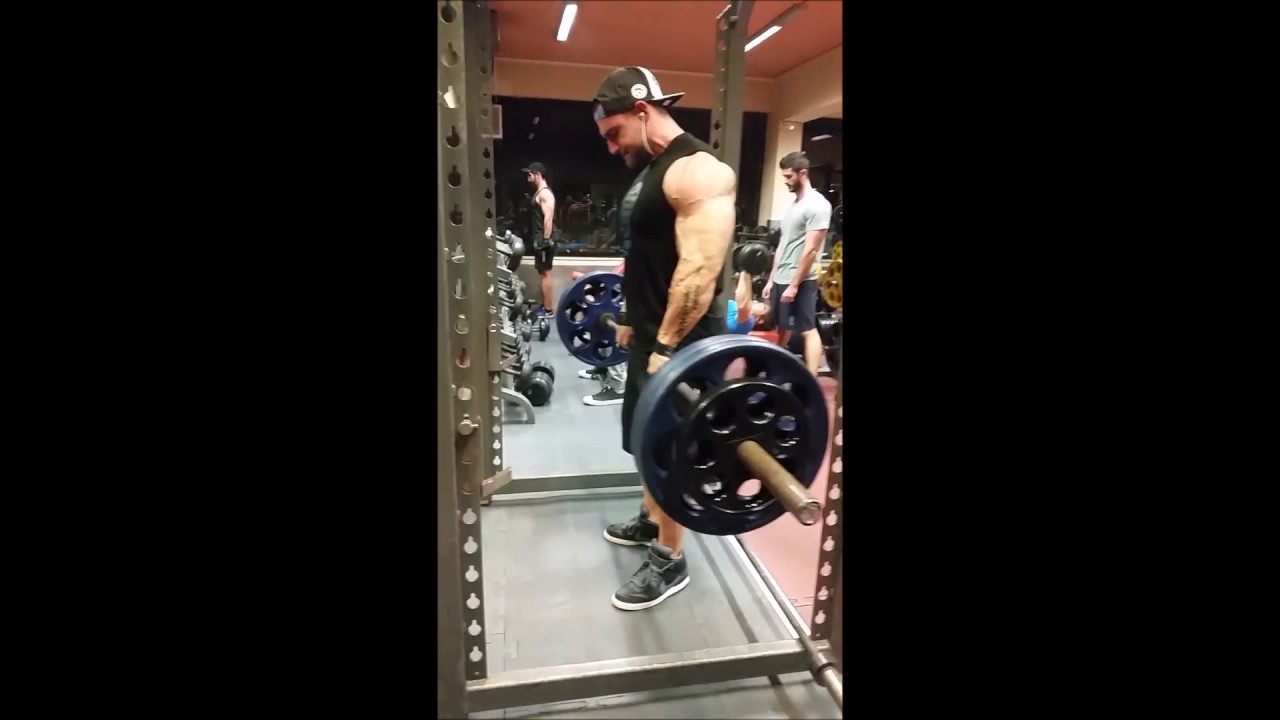 Back workout and some posing, 6 1/2 weeks out. (12-10-2016)