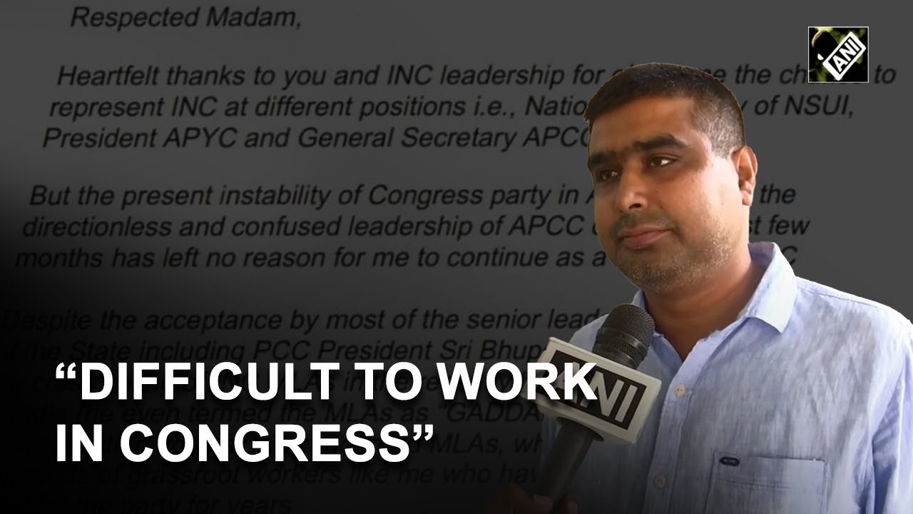 Difficult to work for people being in Congress: Assam Congress leader resigns