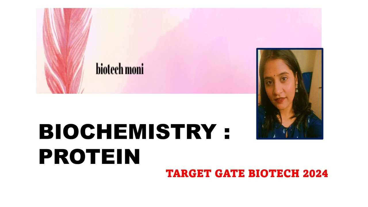 GATE BT 2024 | BIOCHEMISTRY - PROTEIN BASIC PART -1 | IMPORTANT