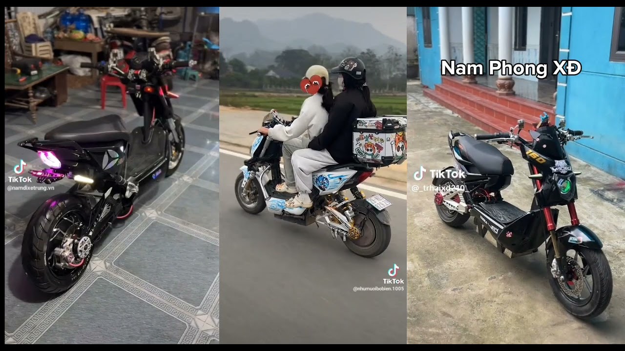 [ Nam Phong ] xe điện độ đẹp nhất tiktok ( lên kênh ib ở tiểu sử )