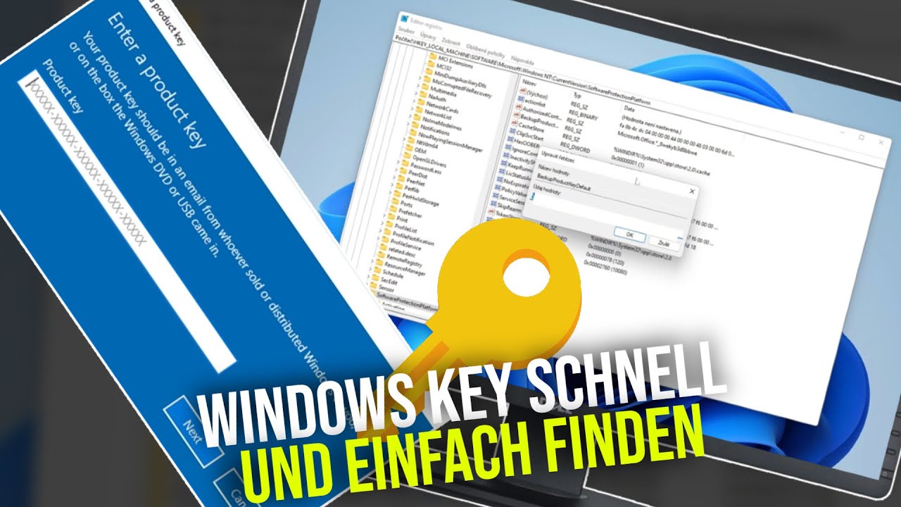 So finden Sie den Windows 11/10 Produktschl&uuml;ssel - Windows-Produktschl&uuml;ssel auslesen