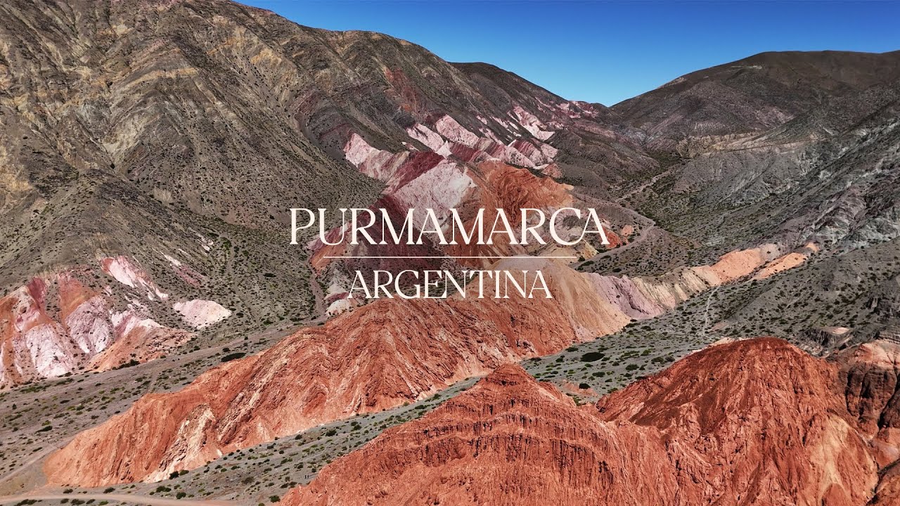 Purmamarca, Argentina 🇦🇷 | 4K Drone Video | Stunning Landscapes
