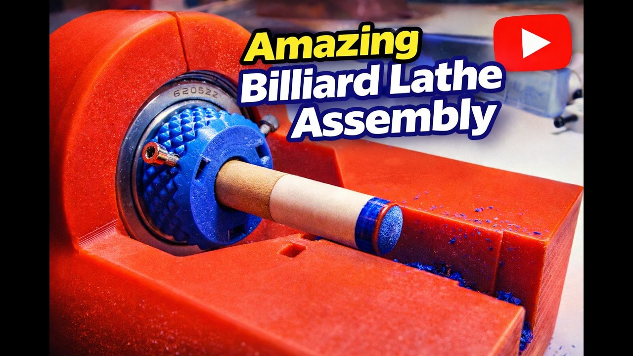 Billiard Cue Tip Lathe -  First Assembly