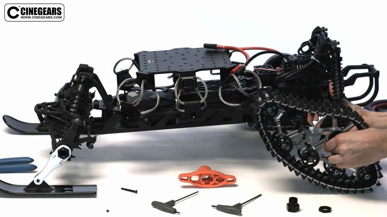 Cinegears Hi-Speed Racing Gimbal Car Ski / Rover Installation (All New 2018!)