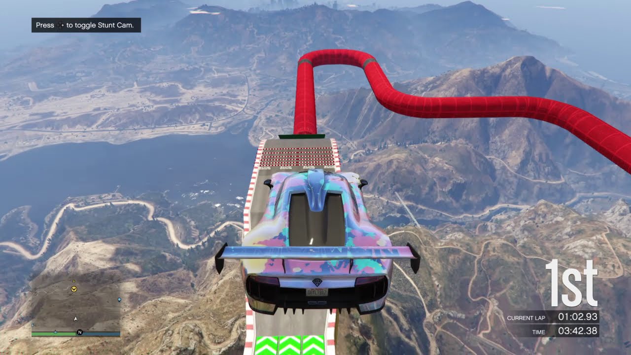 GTA 5 Online : Stunt Race Gameplay (No commentary)