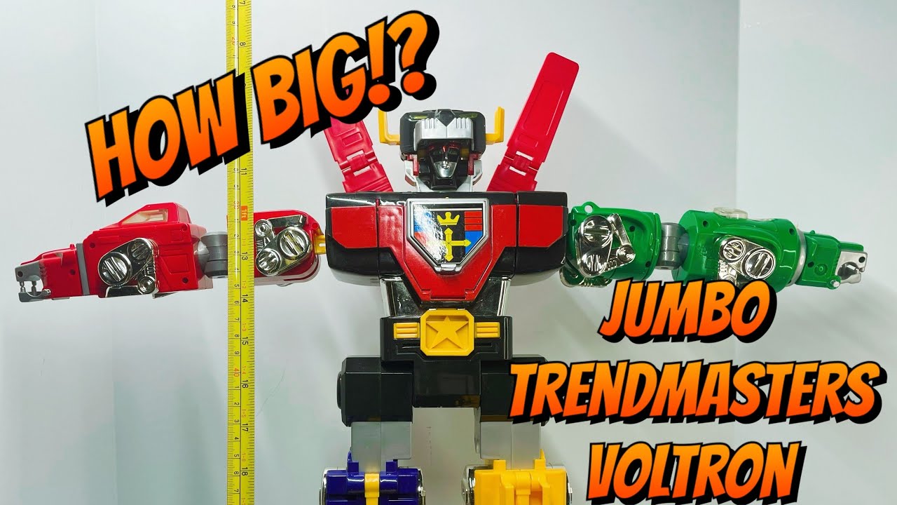 Trendmasters Jumbo Voltron | size comparisons  