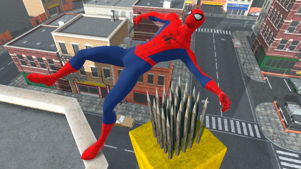 Spider-Man Ragdoll Physics - Epic Falls Compilation #250