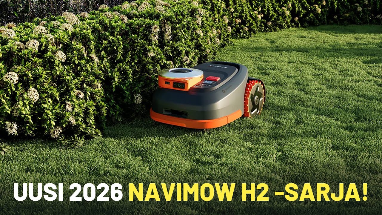 Navimow H2 sarja &ndash; Segwayn kehittynein robottiruohonleikkuri vuodelle 2026 ensiesittelyss&auml;!