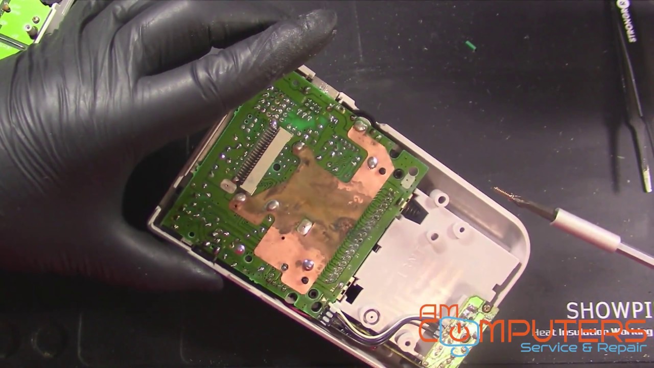 Gameboy DMG-01 Battery Corrosion and Vertical Lines in Screen Repair