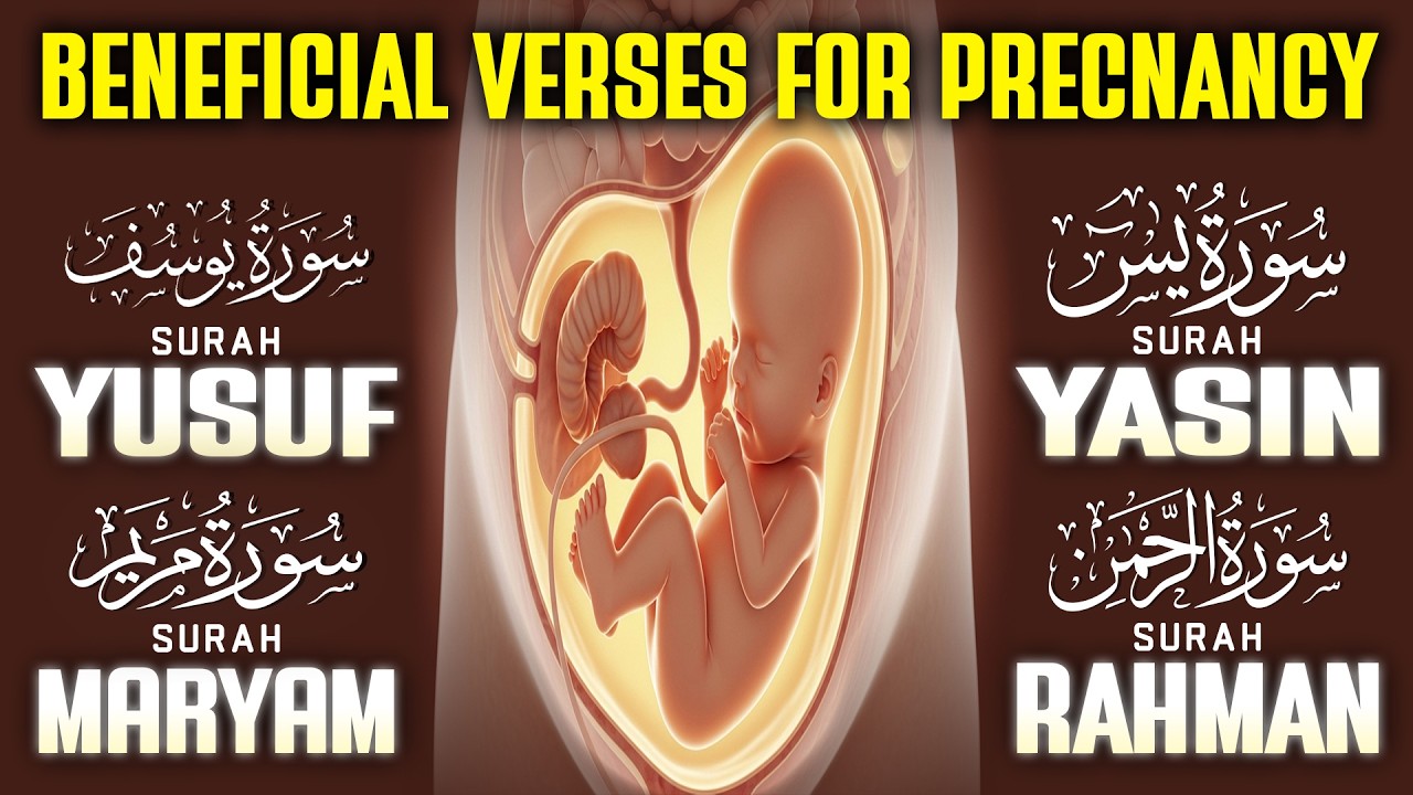 Powerful Quran For Pregnant Mothers | Surah Yusuf, Maryam, Yasin, Ar-Rahman | Sleep For Recite