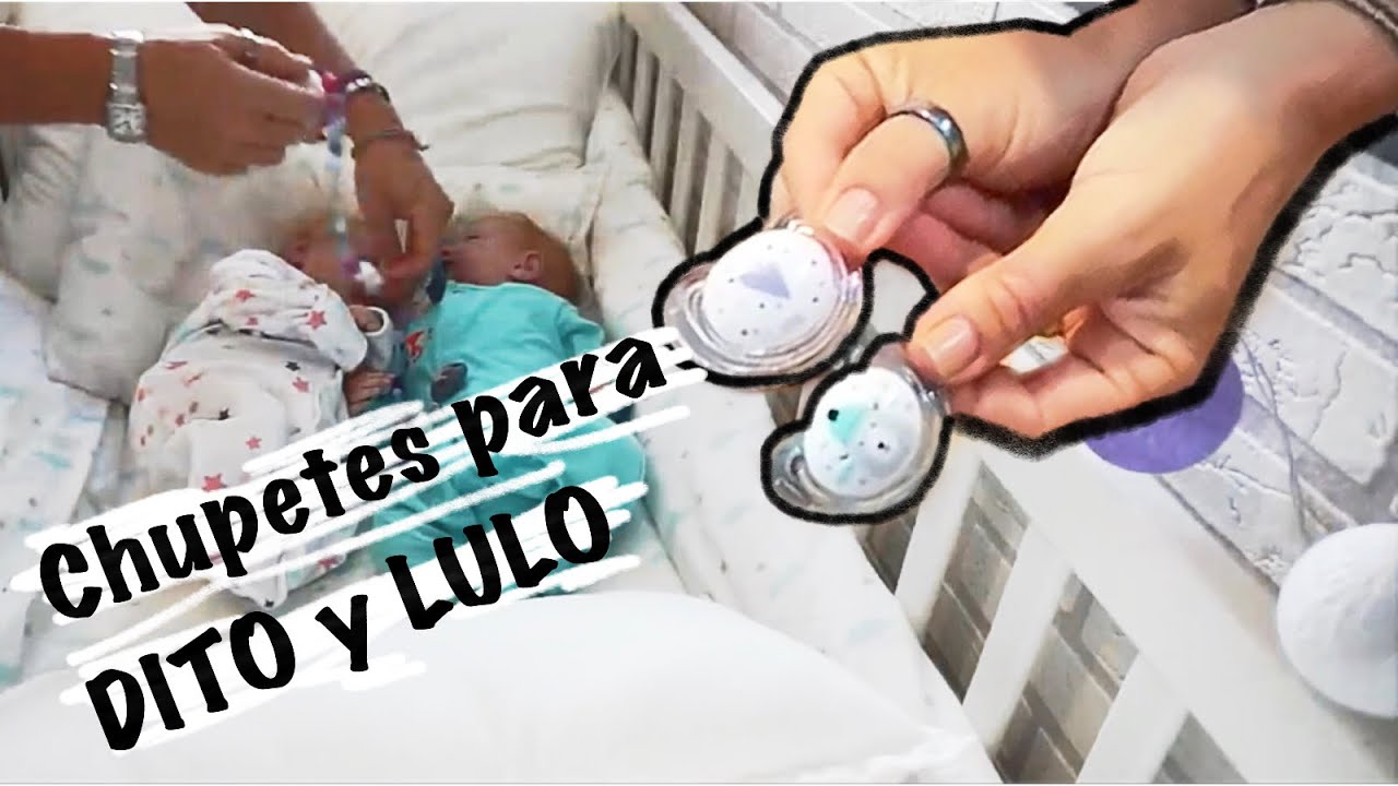 Le hacemos los sujetachupetes a DITO y LULO. Levi de Bonnie Brown