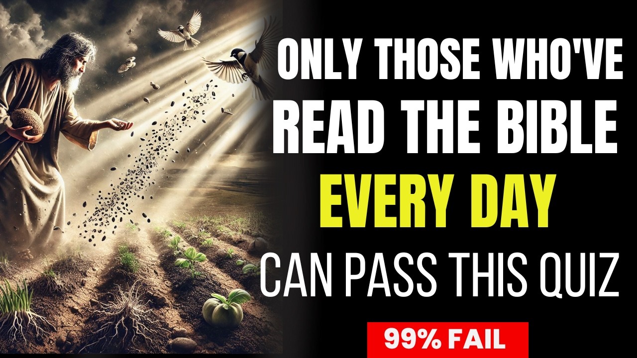 🔥 25 BIBLE QUESTIONS from John That 99% FAIL ✝️ Can You Master Jesus' Gospel? 📖😱