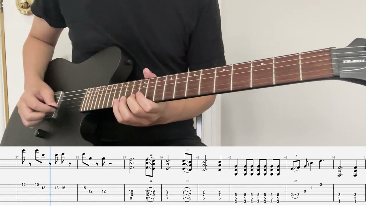 【TAB】Asterisk - ORANGE RANGE Guitar Cover BLEACH OP 01