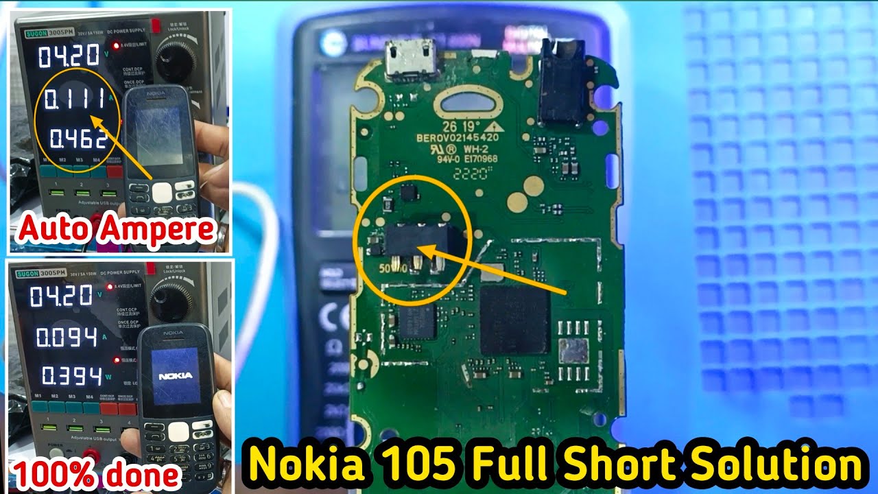 Nokia 105 TA-1174 Full Short Solution | Nokia 105 New Dead Short 100% Solution!