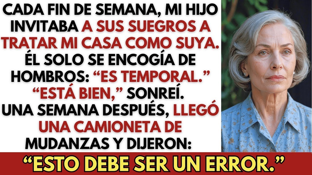 Mi hijo dejó que sus suegros tomaran mi casa cada fin de semana  Hasta que llegó una cami