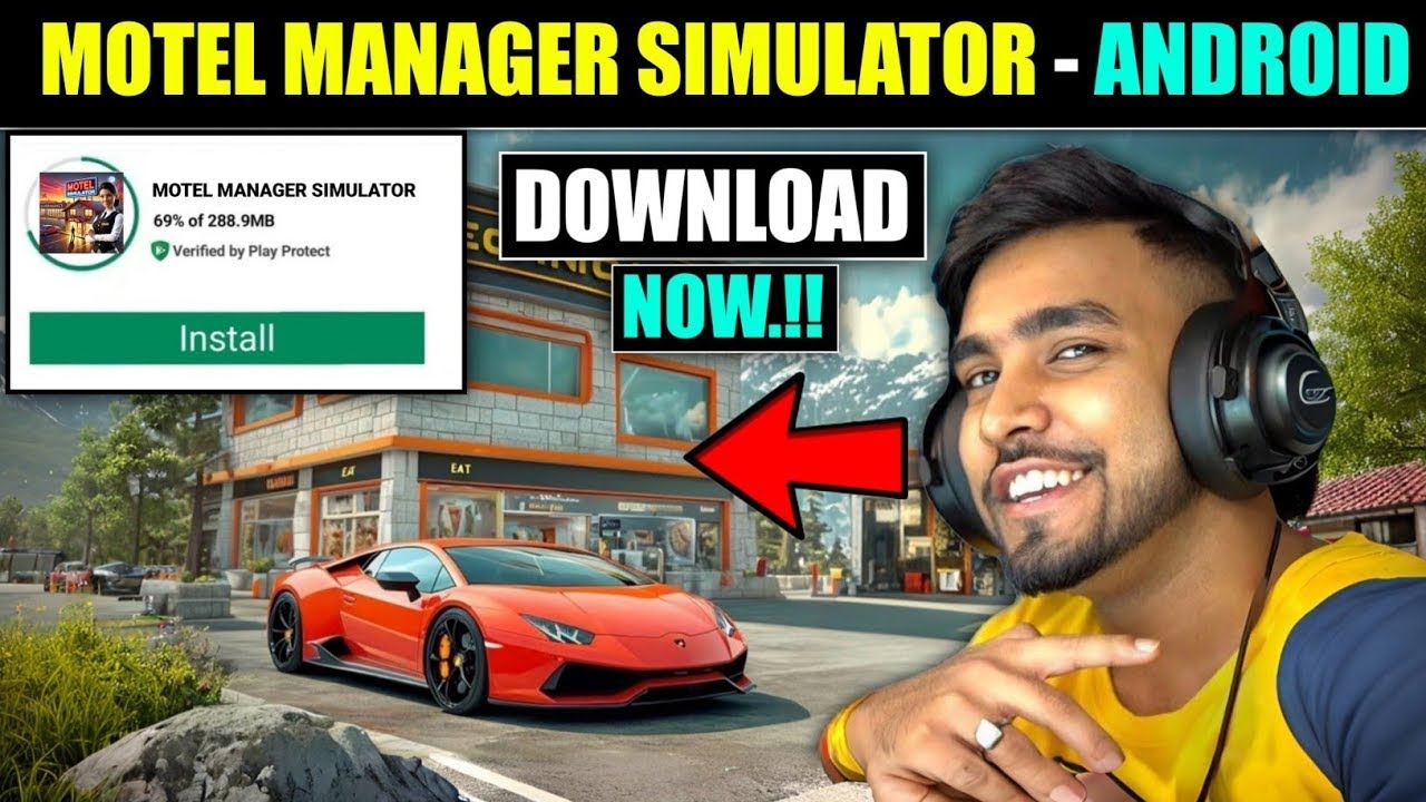Motel Manager | How to download motel manager simulator on mobile🤫