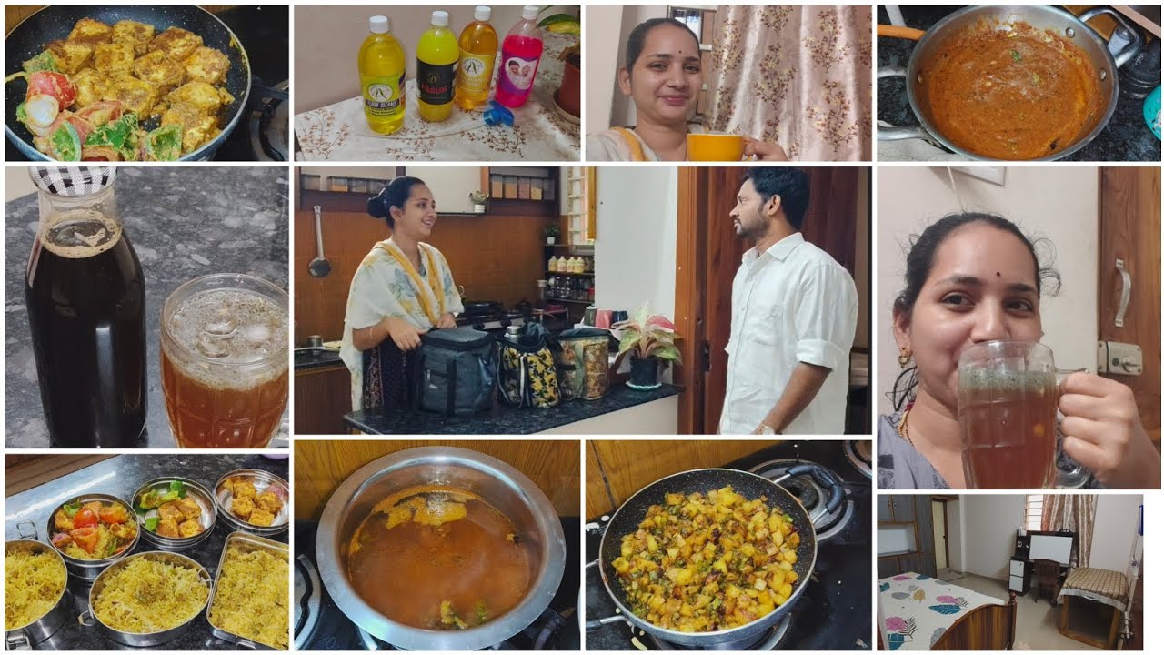 Early mrng 6am to night 10pm full day vlog|summer spl Nannar sharbat|paneer tikka, biryani, veg fry